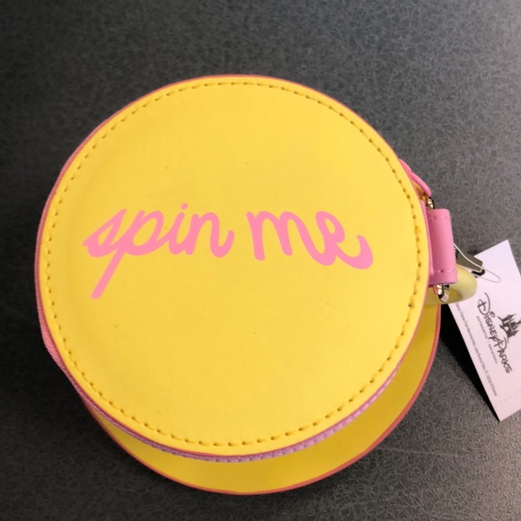 Disney Bags Disney Tea Cup Spin Me Clutch Wristlet Nwt Poshmark